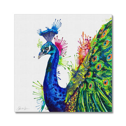 Percival Peacock Canvas-Fine art-Sarah Taylor Art