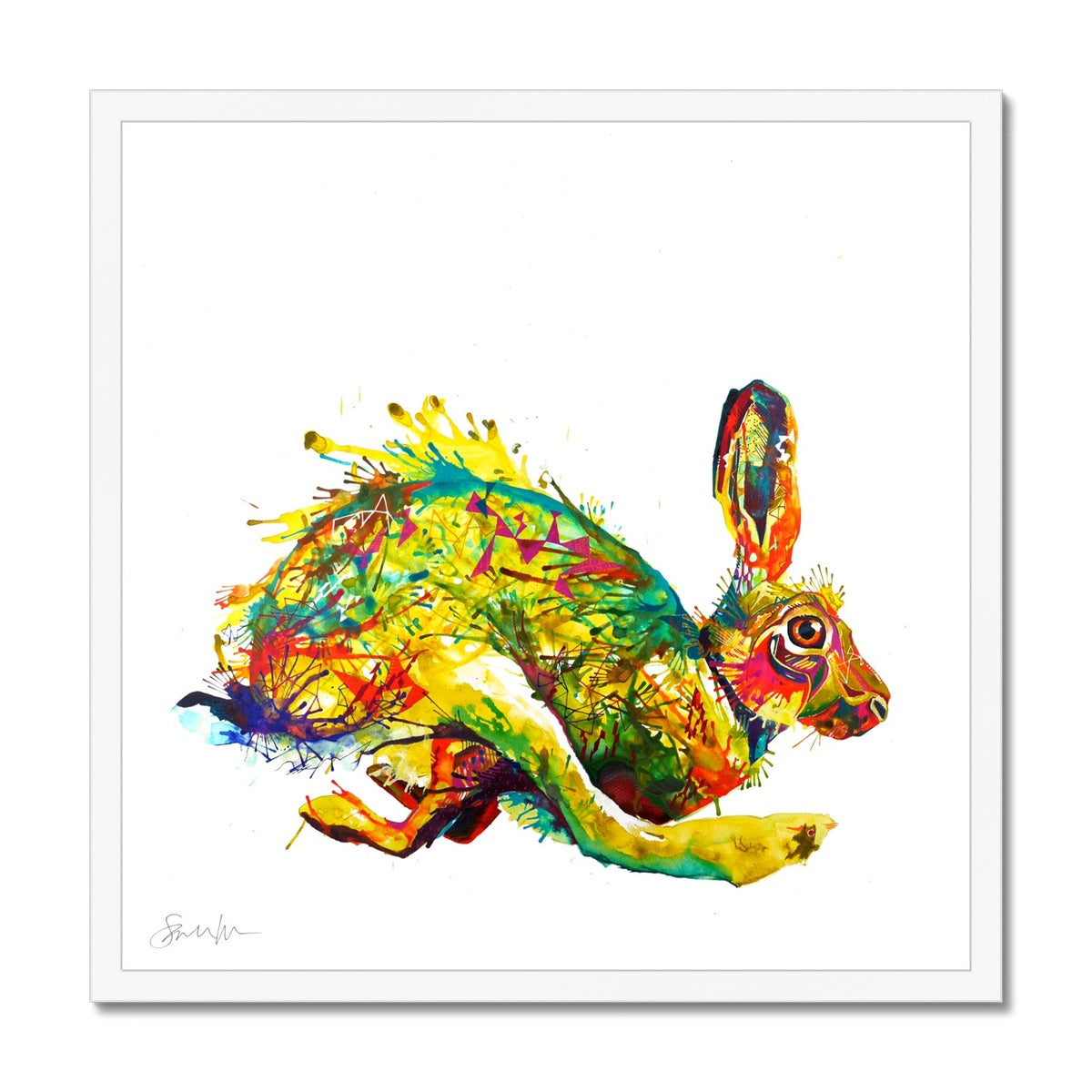 Here Hare here Framed Print-Fine art-Sarah Taylor Art