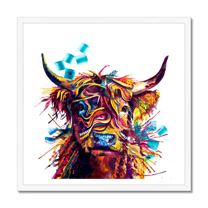 Morag the Highland Cow Framed Print