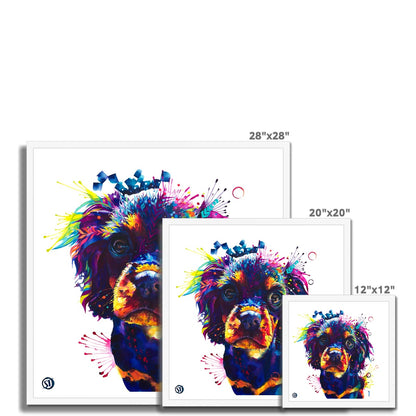 Cavalier King Charles Prints | Colourful Art Prints | Commission A Painting | Animal Print 