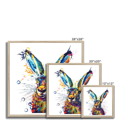 Hartley the Hare Framed Print