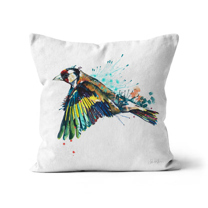 Goldie the Goldfinch Cushion