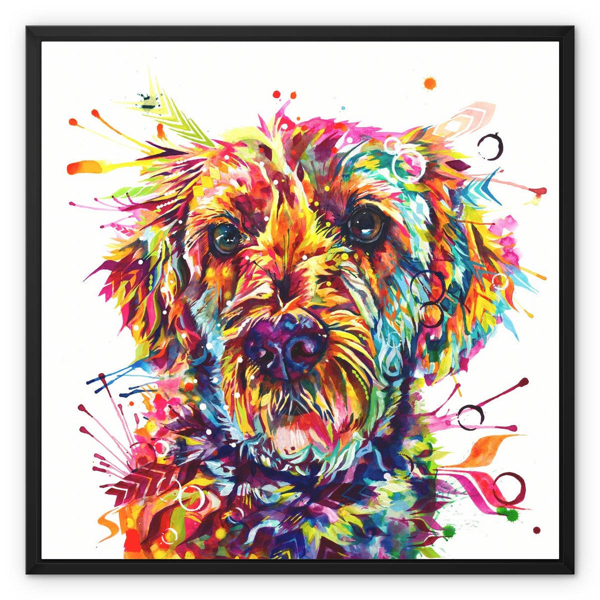 Dog Portrait | Dog Drawings | Wall Art | Modern Art | Dog Painting | Dog Portrait Artists UK