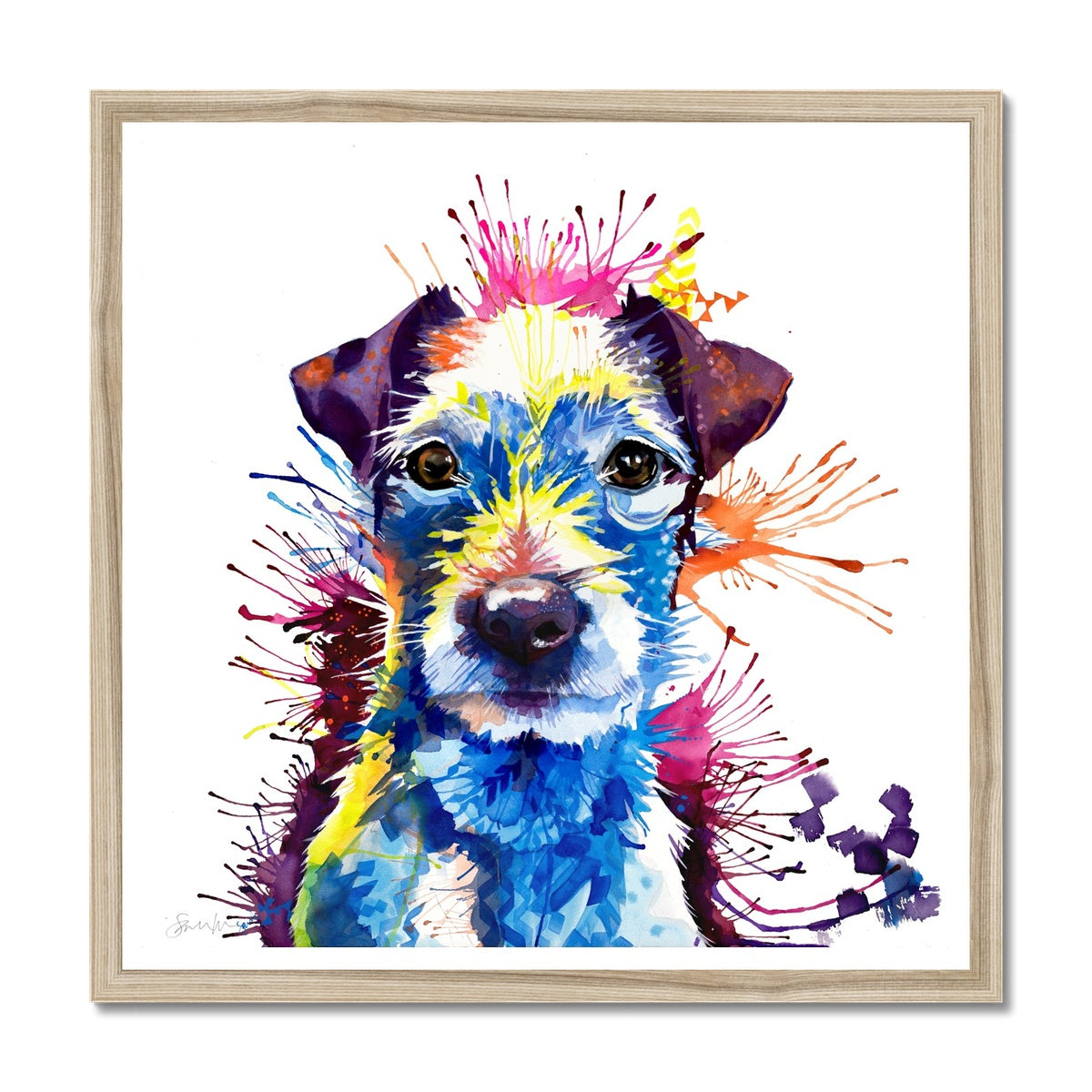 Parson Russell Terrier Framed Print-Fine art-Sarah Taylor Art