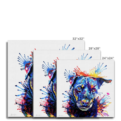 Rottweiler Canvas-Fine art-Sarah Taylor Art