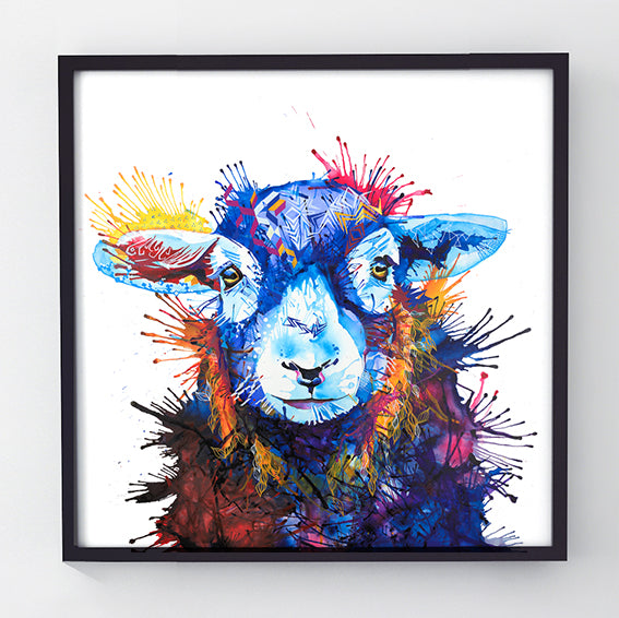Florence - Original Sheep Painting-Originals-Sarah Taylor Art
