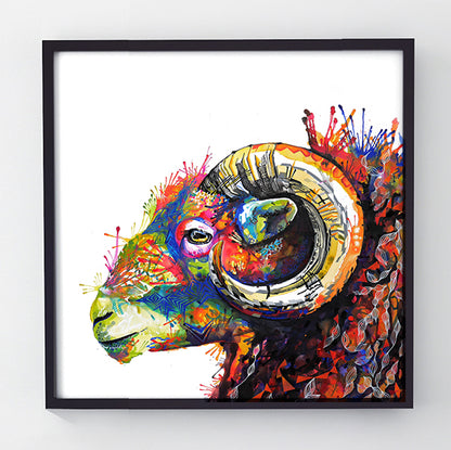 King Arthur - Original Sheep Painting-Originals-Sarah Taylor Art